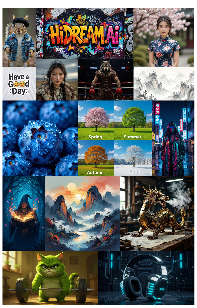 HiDream-I1: Generate and Edit High-Quality Images in Seconds with Sparse Diffusion Transformer